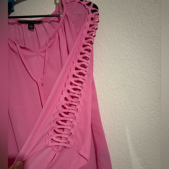 This pink blouse is very comfy and goes with many outfits - Picture 2 of 3